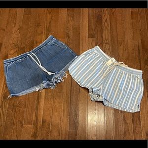 2pr American Eagle ARIE Pull-On Shorts Size M